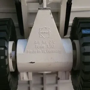 A Conrad Haulpak die-cast model tipper truck